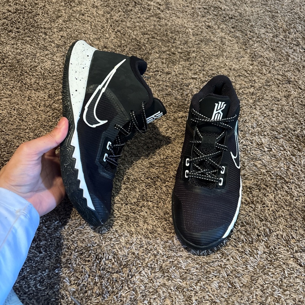 Nike Kids Black and White Shoes